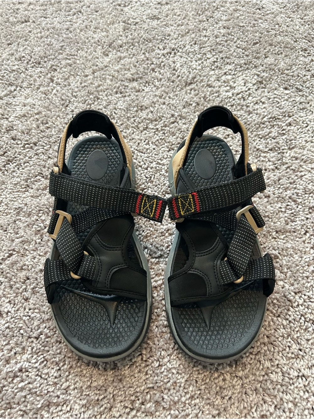Ozark Trail Men’s Sport Sandals Black Size 7 (Fits Women’s 9)